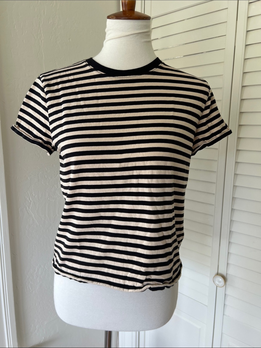 Everlane Striped Short-Sleeve Crew Tee